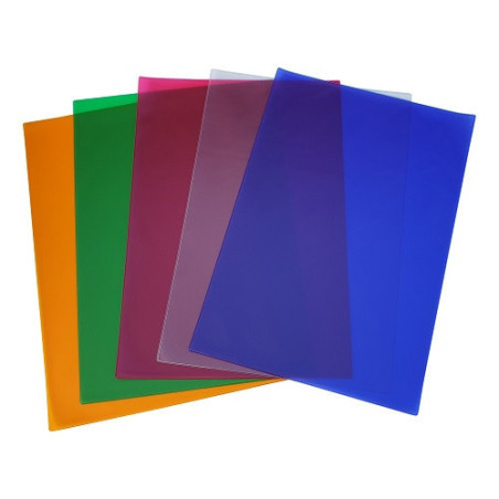 SOUS-M. TRANSP. DOCULINE 42X60CM ROUGE