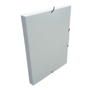 BOXE CLASSEM. A4 25MM OPAQ. BLANC +ELAST.