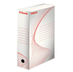 BOITE ARCHIVES ESSELTE DOS 10CM BLANC
