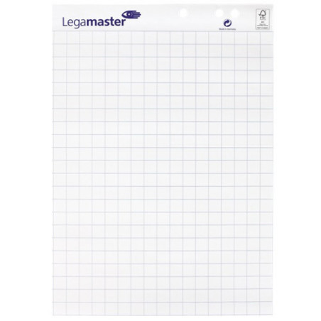 FLIP-CHART LEGAMASTER BLOC QUAD. 20FLS BLANC 98X65