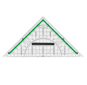 EQUERRE FABER 20CM AVEC BOUTON