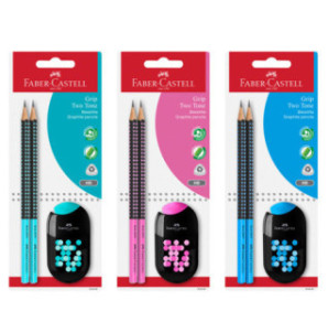 SET FABER JUMBO GRIP 4PCS ASS. 2CRA.1GOM.1TAI.
