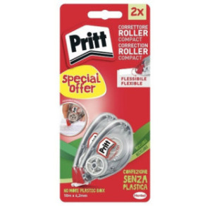 CORRECTEUR ROLLER PRITT 4,2MM COMPACT 1PCS +1PCS 1/2PRIX BLISTER