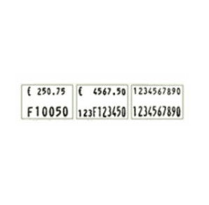 ETIQ.26X16MM POUR ETIQUETEUSE C20 BLANC PERMANENT 1000PCS