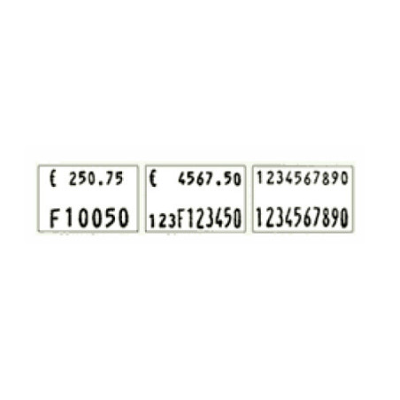 ETIQ.26X16MM POUR ETIQUETEUSE C20 BLANC PERMANENT 1000PCS