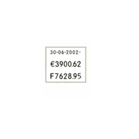 ETIQ.29X28MM POUR ETIQUETEUSE L177 BLANC PERMANENT 700PCS