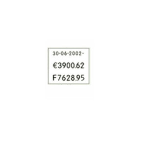 ETIQ.29X28MM POUR ETIQUETEUSE L177 BLANC ENLEVABLE 700PCS