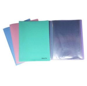 ALBUM PRESENT. A4 DOCULINE 40 POCH. PASTEL UNI ASS.