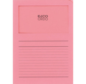 CHEMISE CART. A4 FENETRE ELCO ROSE 100PCS