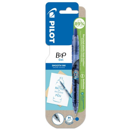 ROLLER PILOT GEL RETR. B2P 0,7 BLEU BLISTER