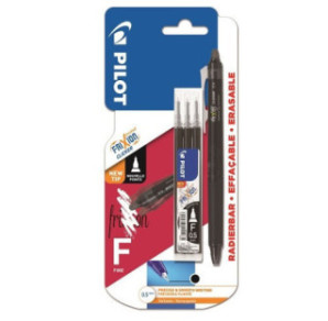 ROLLER PILOT FRIXION POINT CLICKER 0,5 NOIR +3RECHARGES BLISTER