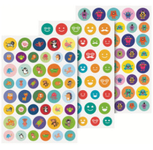 BLOC STICKERS A5 BRUNNEN MIXED
