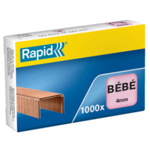 AGRAFES RAPID BEBE 4MM 1000PCS