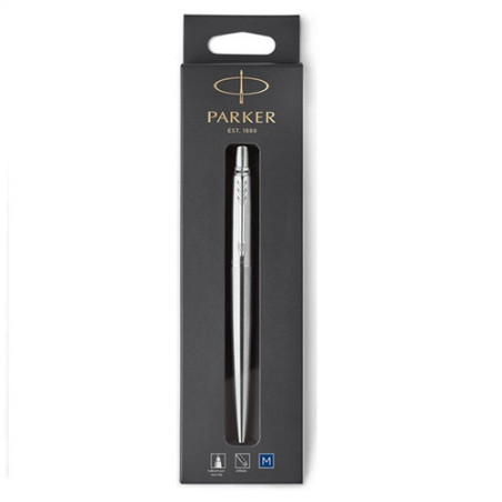 STYLO BILLE PARKER JOTTER ACIER N°3 BLISTER