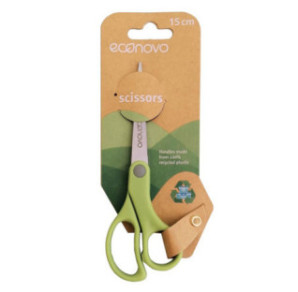 CISEAUX ENFANTS ECONOVO 15,2CM VERT KRAFT BLISTER