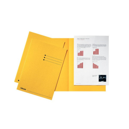 CHEMISE CART. A4 180G ESSELTE JAUNE B