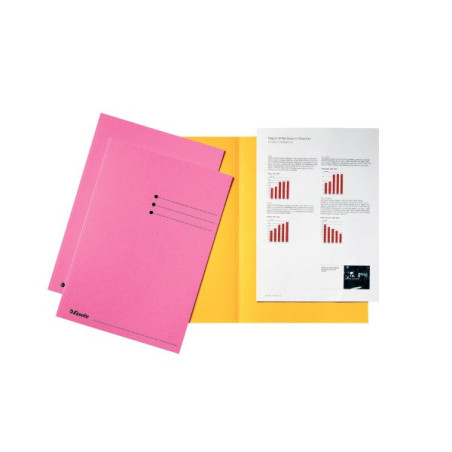 CHEMISE CART. A4 180G ESSELTE ROSE B