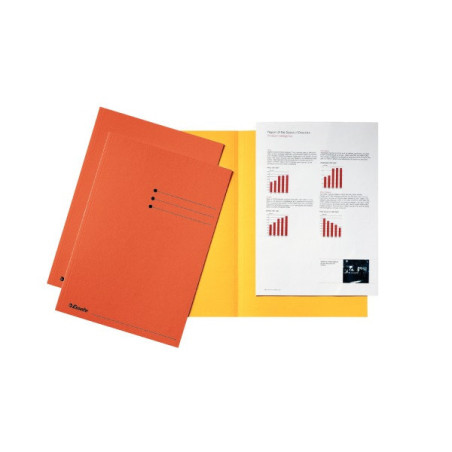 CHEMISE CART. A4 180G ESSELTE ORANGE B