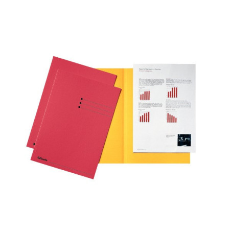 CHEMISE CART. A4 180G ESSELTE ROUGE B