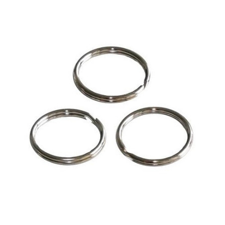 ANNEAUX POUR PORTE-CLES Ø 25MM 100PCS