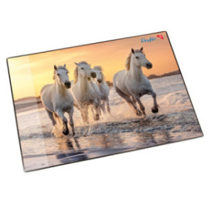 SOUS-M. ENF. LAUFER 40X53CM CHEVAUX