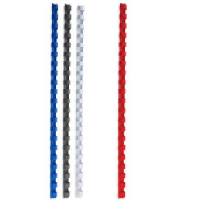 RELIURE SPIR.GBC PLASTIQUE Ø 8MM ROUGE 100PCS