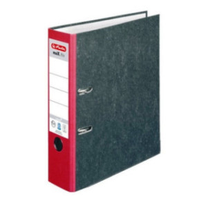 CLASSEUR HERLITZ NATURE A4 8CM ROUGE (300007003)