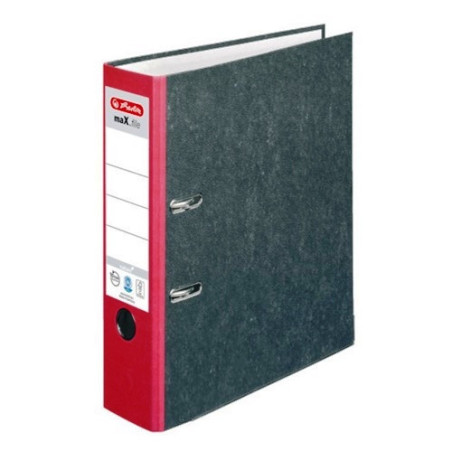 CLASSEUR HERLITZ NATURE A4 8CM ROUGE (300007003)