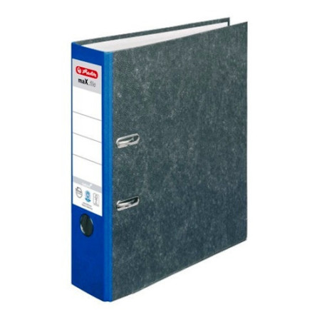 CLASSEUR HERLITZ NATURE A4 8CM BLEU (300007004)