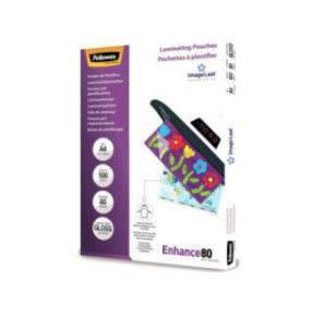 POCH. A LAMINER FELLOWES 216X303(A4) 80µ 100PCS