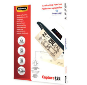 POCH. A LAMINER FELLOWES 303X426(A3) 125µ 100PCS
