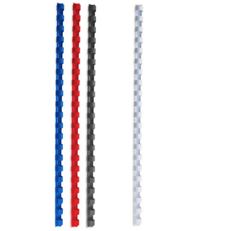 RELIURE SPIR.FELLOWES PLASTIQUE Ø 28MM BLANC 50PCS