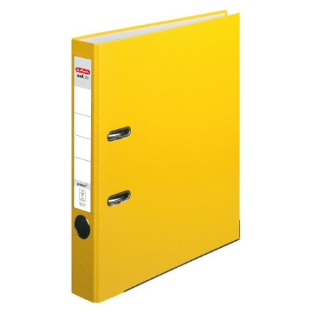 CLASSEUR HERLITZ PROTECT A4 5CM JAUNE (300007122)