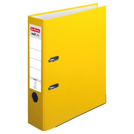 CLASSEUR HERLITZ PROTECT A4 8CM JAUNE (300007147)