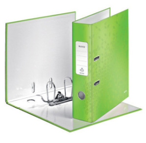 CLASSEUR LEITZ CARTON WOW 8CM VERT