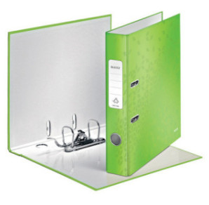 CLASSEUR LEITZ CARTON WOW 5CM VERT