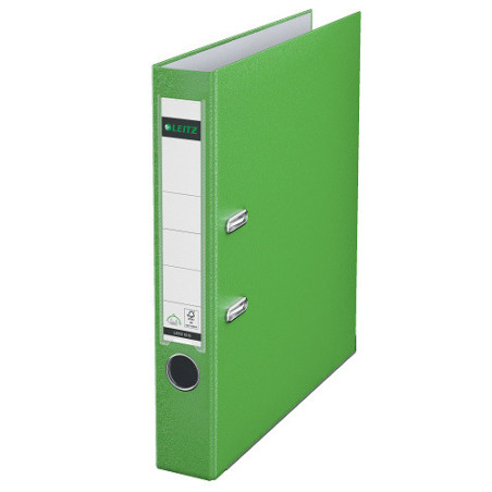 CLASSEUR LEITZ PP 1015 5CM VERT CLAIR