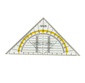 EQUERRE HERLITZ 16CM AVEC BOUTON (300002411)