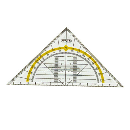 EQUERRE HERLITZ 16CM AVEC BOUTON (300002411)