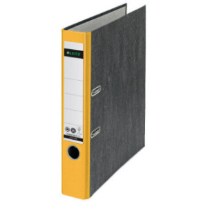 CLASSEUR LEITZ CARTON 1050 5CM DOS JAUNE