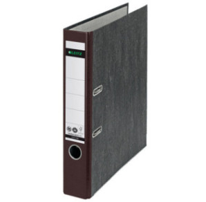 CLASSEUR LEITZ CARTON 1050 5CM DOS BRUN