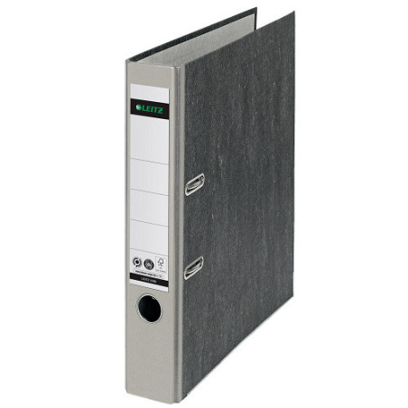 CLASSEUR LEITZ CARTON 1050 5CM DOS GRIS