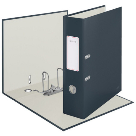 CLASSEUR LEITZ CARTON COSY 8CM GRIS