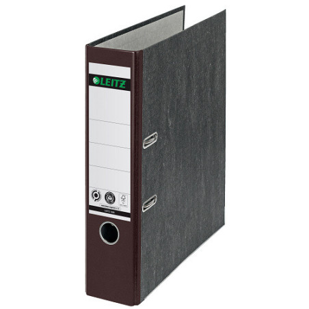 CLASSEUR LEITZ CARTON 1080 8CM DOS BRUN