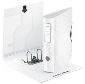 CLASSEUR LEITZ PP WOW 7,5CM BLANC
