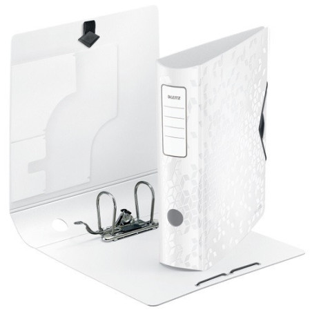 CLASSEUR LEITZ PP WOW 7,5CM BLANC