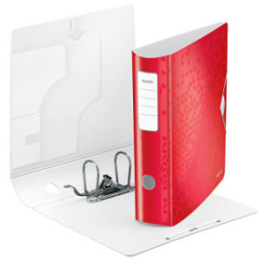 CLASSEUR LEITZ PP WOW 7,5CM ROUGE