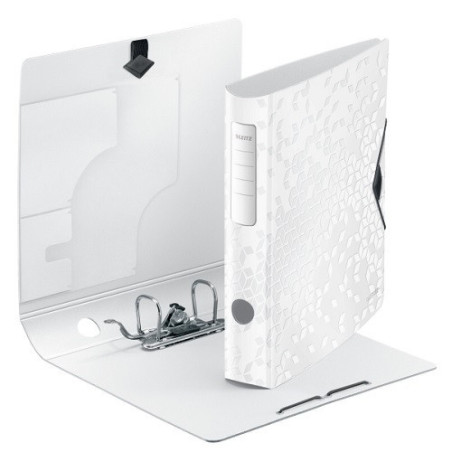 CLASSEUR LEITZ PP WOW 5CM BLANC