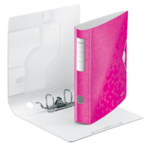 CLASSEUR LEITZ PP WOW 5CM ROSE