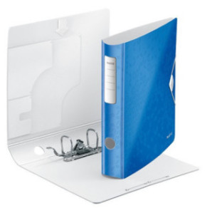 CLASSEUR LEITZ PP WOW 5CM BLEU